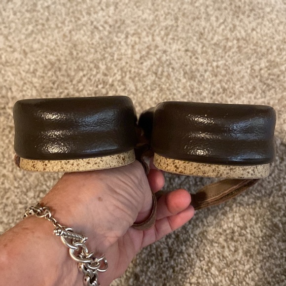 SAS Naples Tan Leather Slip on Sandals size 7 - Picture 5 of 9